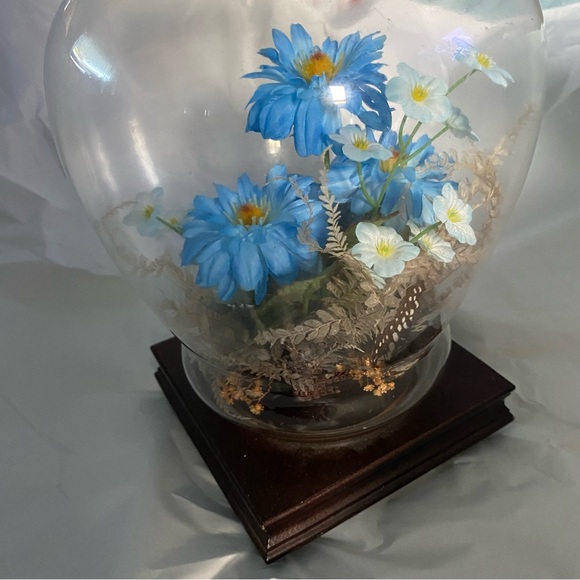 Vintage Floral Glass Terranium - Picture 2 of 7